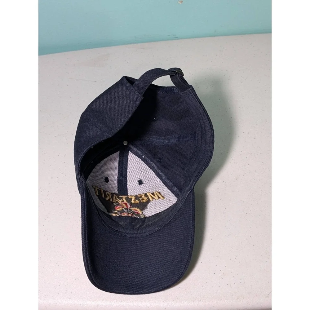 Mestarit 2002 Strap Back Adjustable Hat Embroidered Blue Vintage